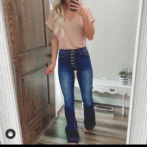 Giselle high rise Kancan jeans